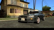 1999 Nissan Skyline R-34 GT-R V-spec (IVF) for GTA San Andreas miniature 19