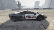 Lamborghini Reventón Hot Pursuit Police AUTOVISTA 6.0 для GTA 5 миниатюра 8