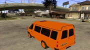 ГАЗель такси для GTA San Andreas миниатюра 3