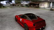 Ferrari 599xx 2010 para GTA San Andreas miniatura 3