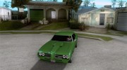 Pontiac GTO 1969 для GTA San Andreas миниатюра 1