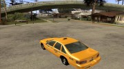 Chevrolet Caprice 1993 Taxi для GTA San Andreas миниатюра 3