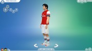 Форма футбольного клуба Arsenal для Sims 4 миниатюра 5