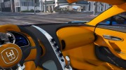2017 Bugatti Chiron (Retextured) 3.0 для GTA 5 миниатюра 4