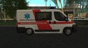 Fiat Ducato Lithuanian Ambulance para GTA San Andreas miniatura 4