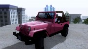 Jeep Wrangler 88 из видео-игры Driver: San Francisco para GTA San Andreas miniatura 1