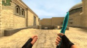 glowing knife (blue) для Counter-Strike Source миниатюра 1