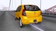 Renault Sandero Taxi para GTA San Andreas miniatura 3