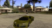 Bugatti Veyron Life Speed para GTA San Andreas miniatura 1