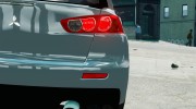 Mitsubishi Lancer Evolution X для GTA 4 миниатюра 14