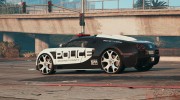 Bugatti Veyron - Police para GTA 5 miniatura 2
