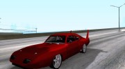 Dodge Charger Daytona Fast & Furious 6 для GTA San Andreas миниатюра 1
