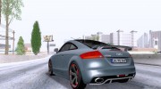 Audi TT RS 2013 для GTA San Andreas миниатюра 2