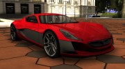 Rimac Concept One для GTA San Andreas миниатюра 5