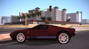 Ford GT для GTA San Andreas миниатюра 8