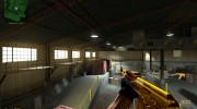 Gold and mahogany ak47 для Counter-Strike Source миниатюра 1