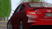Honda Civic SI 2012 для GTA San Andreas миниатюра 17