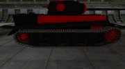 Черно-красные зоны пробития PzKpfw VI Tiger for World Of Tanks miniature 5