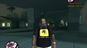 Rockstar футболка for GTA San Andreas miniature 1