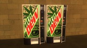 Новые торговые автоматы с Mountain Dew для GTA San Andreas миниатюра 1