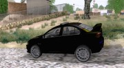 Mitsubishi Lancer Evolution X POLICE for GTA San Andreas miniature 2