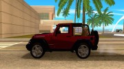 Jeep Wrangler 2012 для GTA San Andreas миниатюра 2
