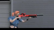 Chromegun black and red para GTA San Andreas miniatura 2