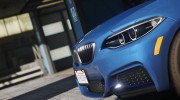 BMW M235i Coupe для GTA 5 миниатюра 4