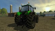 Deutz Fahr 7250 Grean Beast для Farming Simulator 2015 миниатюра 3