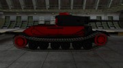 Черно-красные зоны пробития PzKpfw VI Tiger (P) для World Of Tanks миниатюра 5