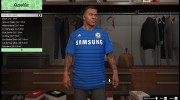 Футболка Chelsea для Франклина для GTA 5 миниатюра 1