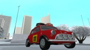 Mini Cooper S Rally для GTA San Andreas миниатюра 1