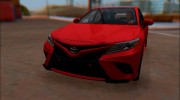 Toyota Camry 2018 para GTA San Andreas miniatura 2