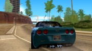 Chevrolet Corvette ZR1 Black Revel для GTA San Andreas миниатюра 3