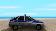 ВАЗ 2112 ДПС Полиция для GTA San Andreas миниатюра 5