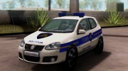 Golf V - Croatian Police Car for GTA San Andreas miniature 9