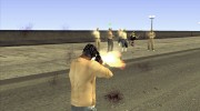 Бежевая кожаная куртка для GTA San Andreas миниатюра 4