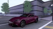 Aston Martin Vanquish V12 для GTA San Andreas миниатюра 1