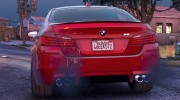 2012 BMW M5 F10 1.0 для GTA 5 миниатюра 3
