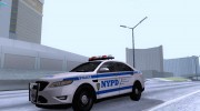 Ford Taurus NYPD 2011 для GTA San Andreas миниатюра 1