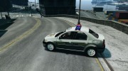 Dacia Logan Prestige Politie para GTA 4 miniatura 2