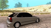 Honda Civic 1.6iES 01-HB для GTA San Andreas миниатюра 4