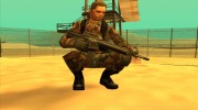 Soldier without hat для GTA San Andreas миниатюра 3