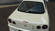 Nissan Skyline GT-R R34 для GTA 4 миниатюра 7