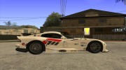 SRT Viper GTS-R V1.0 для GTA San Andreas миниатюра 5