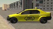Dacia Logan 2008 Такси для GTA San Andreas миниатюра 3