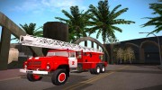 ЗиЛ-133 ГЯ Пожарная Автолестница для GTA San Andreas миниатюра 1