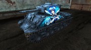Шкурка для M4A3E8 Sherman TouHou для World Of Tanks миниатюра 1