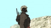 XOF Soldier Skin MGSV для GTA San Andreas миниатюра 6