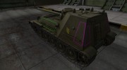 Контурные зоны пробития СУ-100М1 for World Of Tanks miniature 3